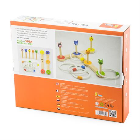 Ігровий набір Viga Toys Кидання кільця (18231) - фото 2 Ігровий набір Viga Toys Кидання кільця (18231) - фото 2
