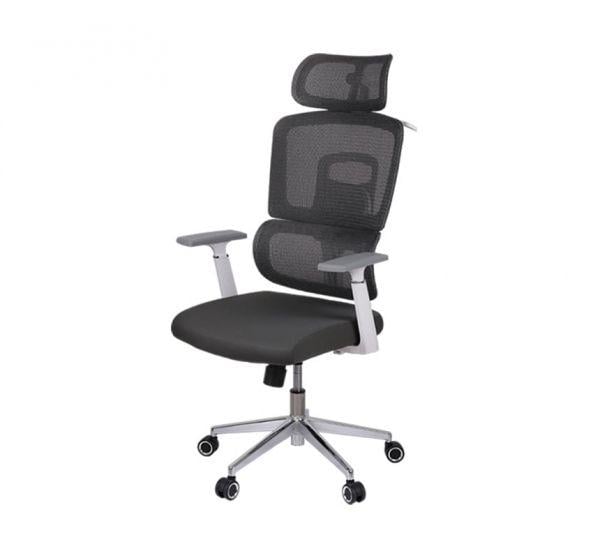 Крісло офісне АКЛАС Арктик WT R-SR Сірий (LVB-306 Grey OS-3006 Grey)