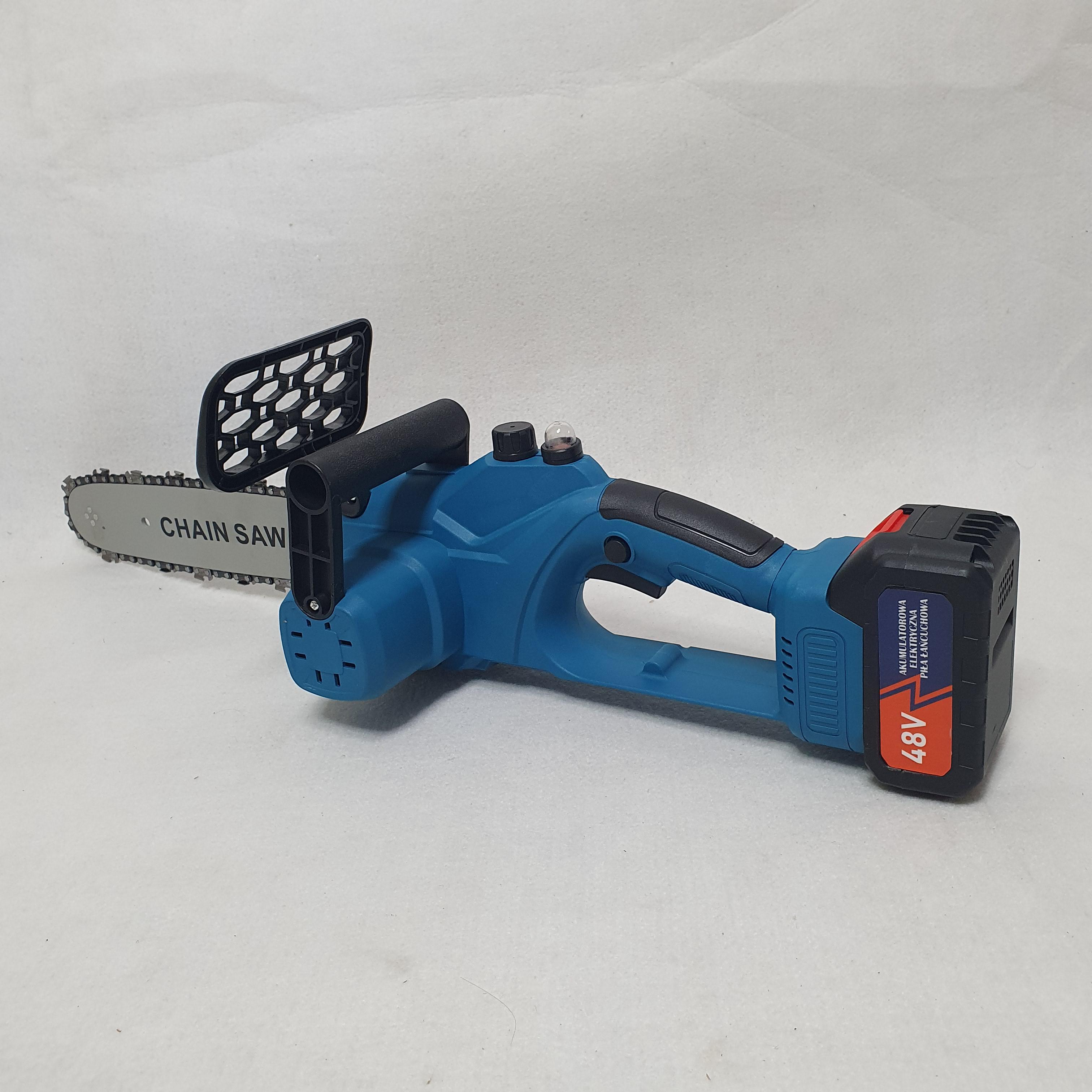 Пила аккумуляторная цепная Domotec Chain с 2 аккумуляторами 12B 48V для обрезки деревьев (Saw -FG-97) - фото 7 Пила аккумуляторная цепная Domotec Chain с 2 аккумуляторами 12B 48V для обрезки деревьев (Saw -FG-97) - фото 7