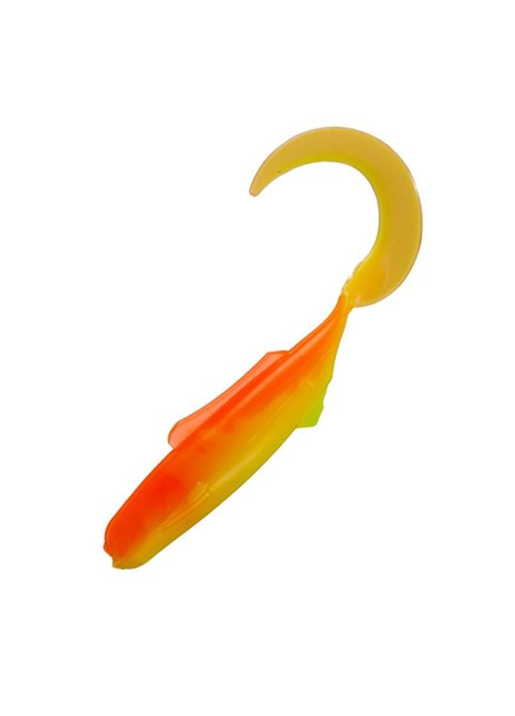 Віброхвіст Bass Pro Shops Walleye Angler Jiggin Minnow 7,5 см 12 шт. Hot Orange/Chartreuse Belly (2027127)