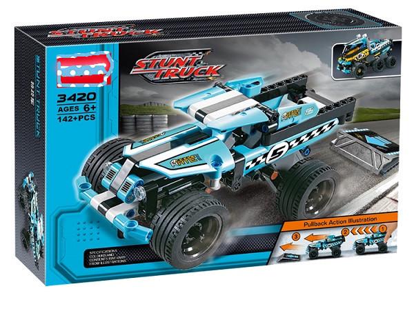 Конструктор JiSi bricks 3420 Трюковой грузовик (1617682445) - фото 3 Конструктор JiSi bricks 3420 Трюковой грузовик (1617682445) - фото 3