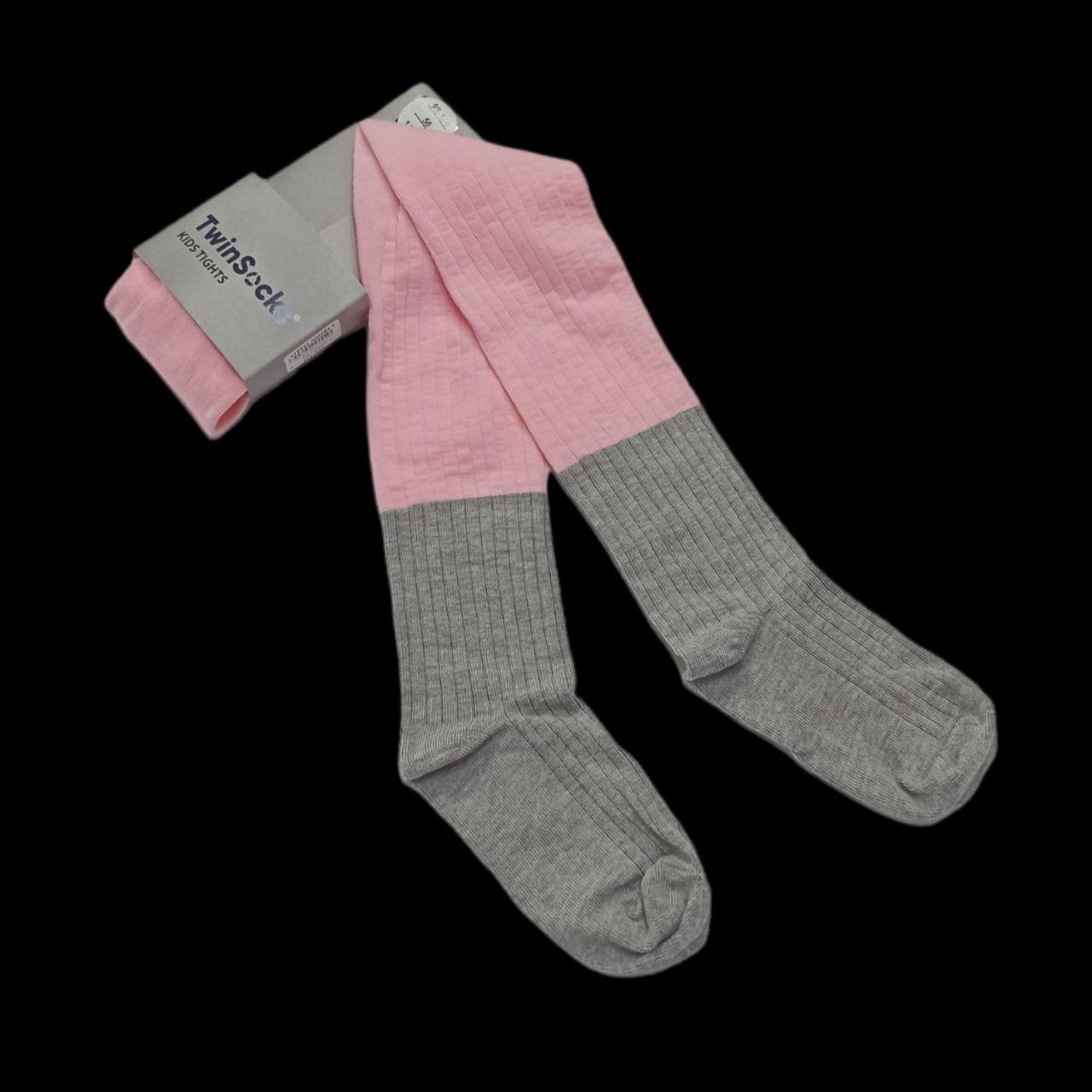 Колготки для девочки TwinSocks 98 см-104 Розовый/Серый (310р/с) Колготки для девочки TwinSocks 98 см-104 Розовый/Серый (310р/с)