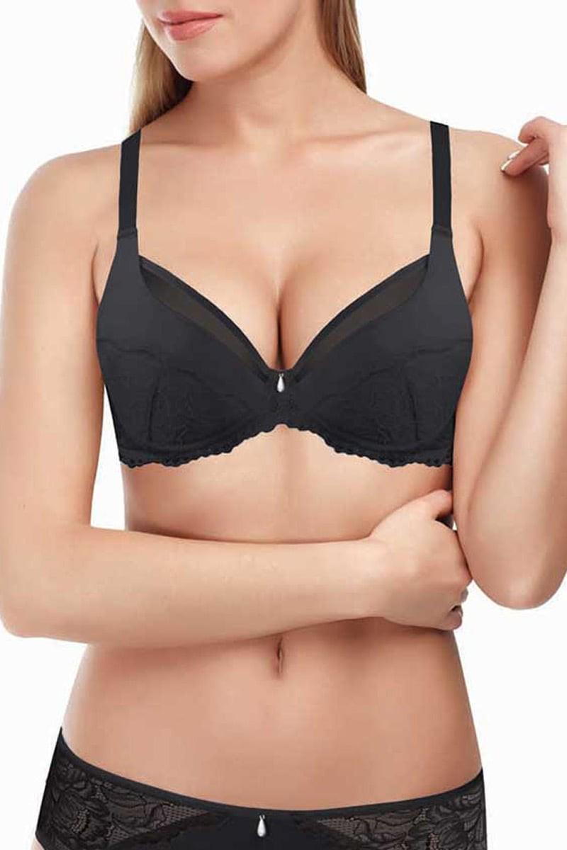 Бюстгальтер з ущільненою чашкою Marc&Andre 70E Чорний (54062)