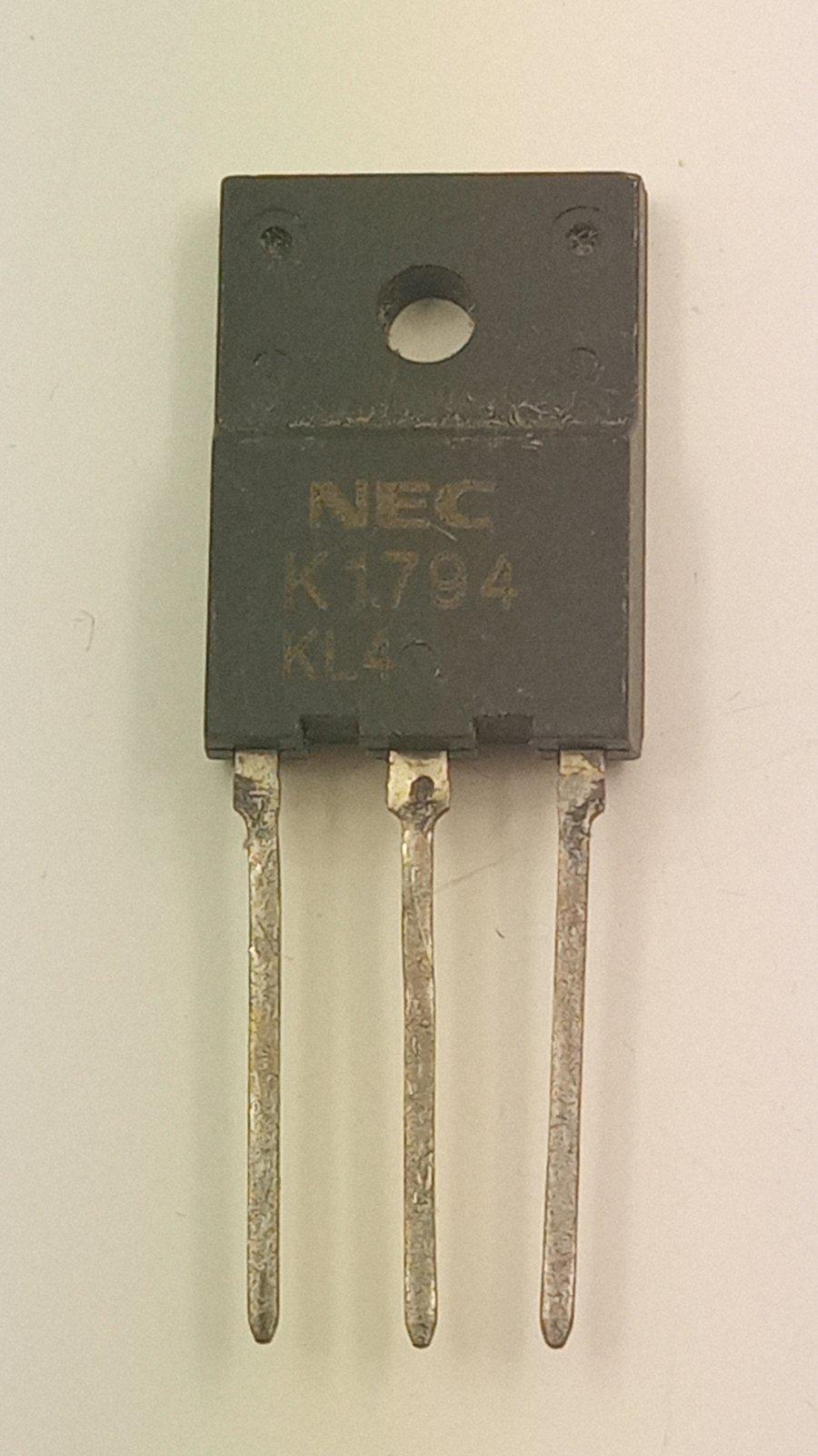 Транзистор 2SK1794 MOS-N-FET 900V 6A 100W (02616)