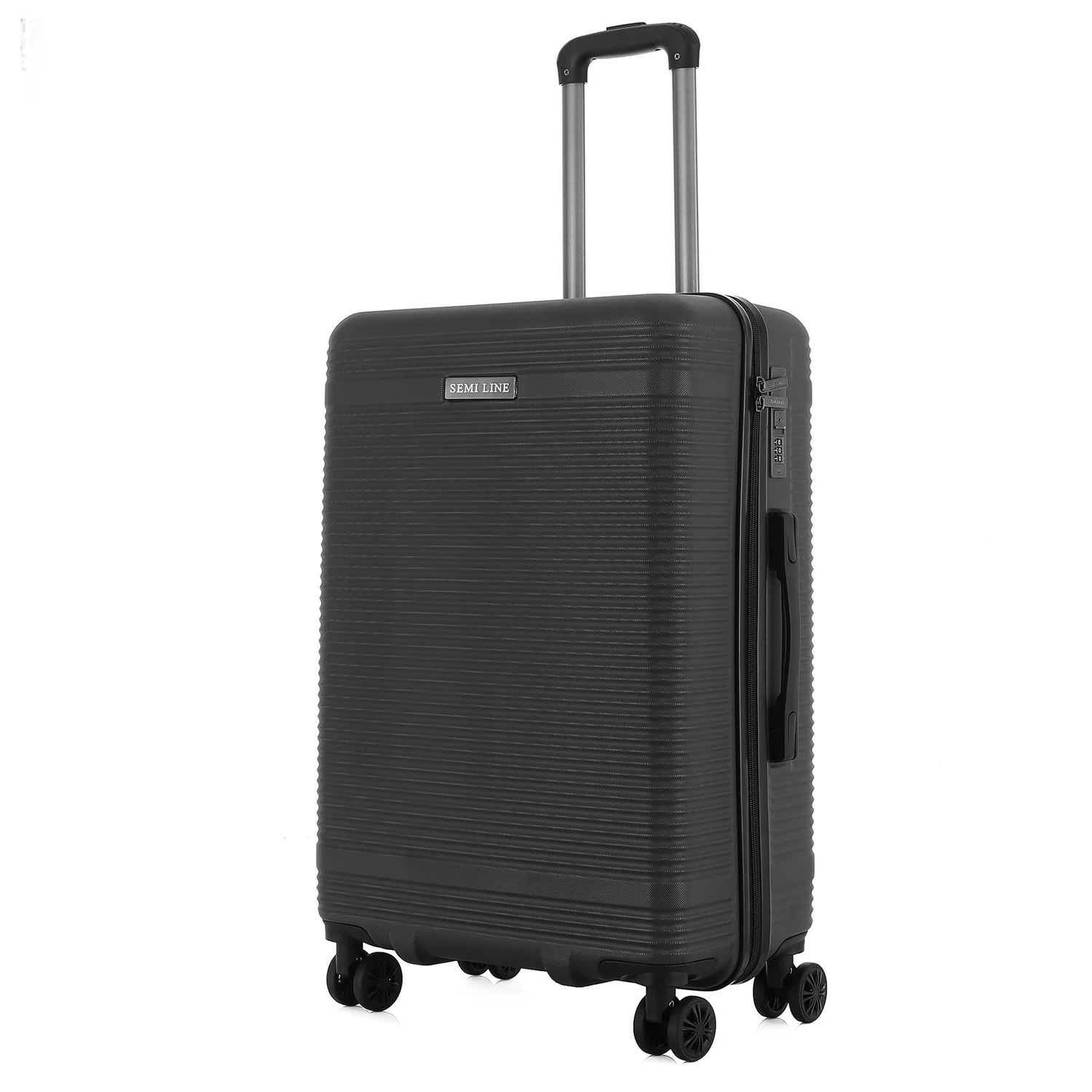 Чемодан SEMI LINE M 24" ABS-пластик 64 л 67x44x26 см Темно-зеленый