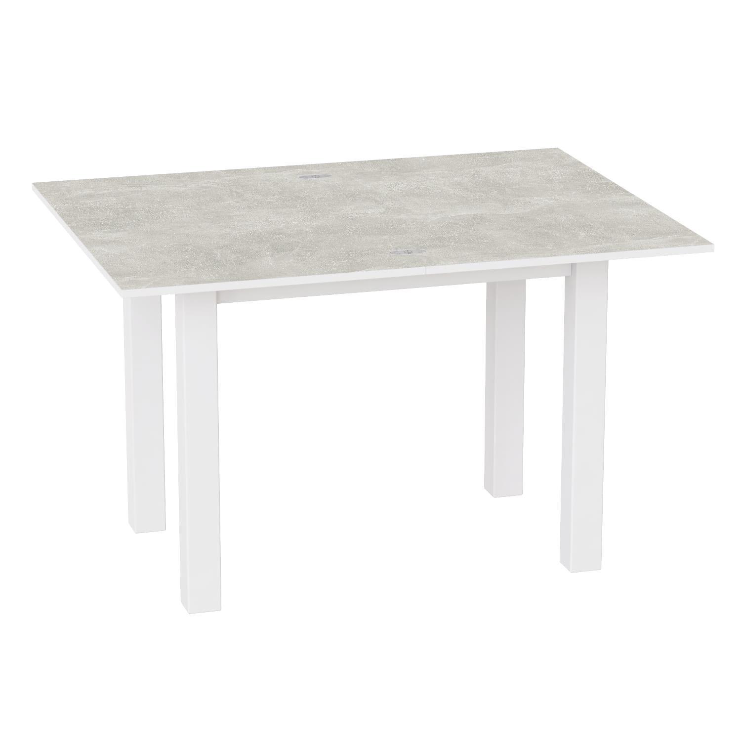 Обеденный стол-трансформер Dinner Glass 900x750x600 мм Ателье светлый/Графитовое стекло - фото 2 Обеденный стол-трансформер Dinner Glass 900x750x600 мм Ателье светлый/Графитовое стекло - фото 2