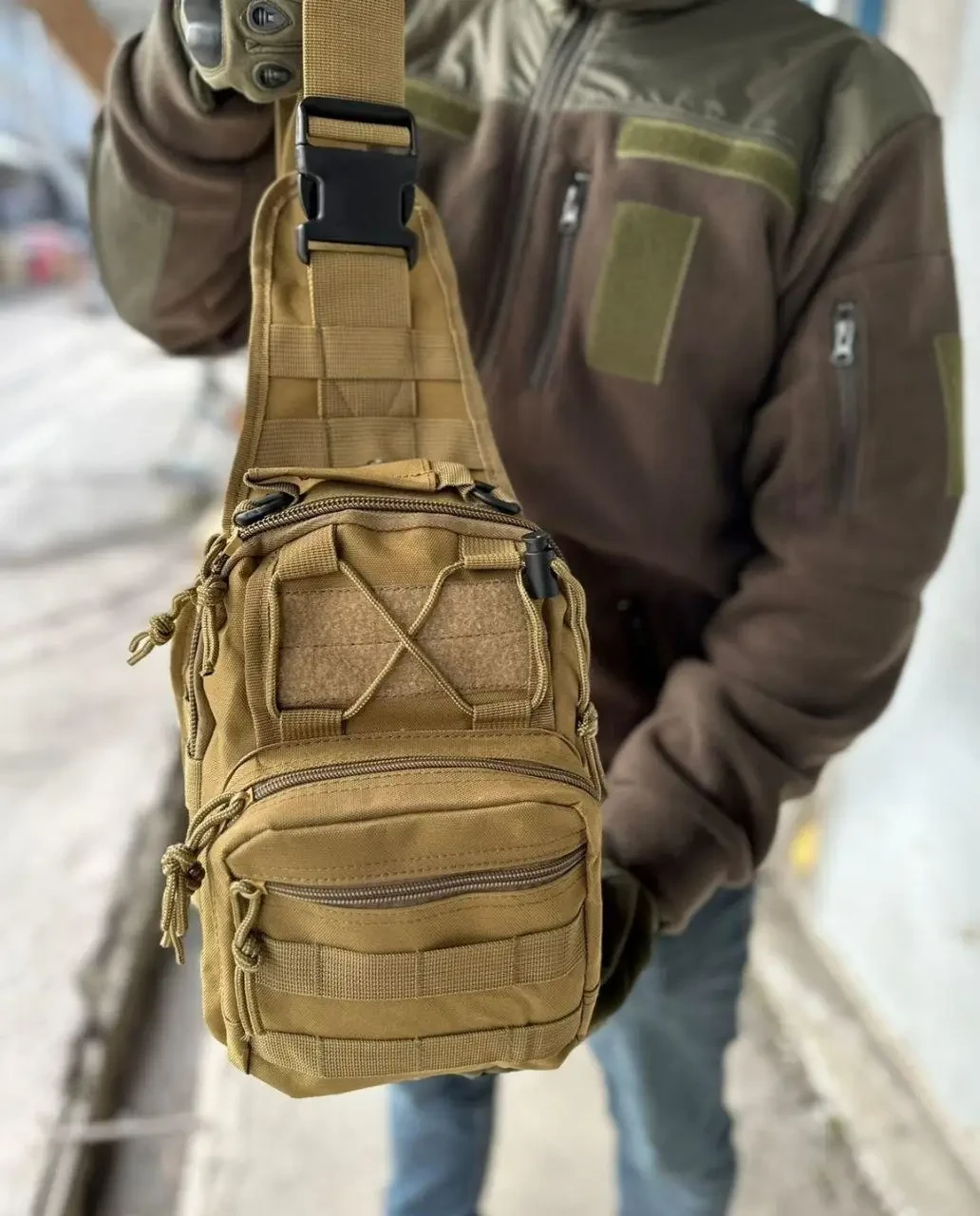 Рюкзак тактический 6 л Койот (2549772382) - фото 5