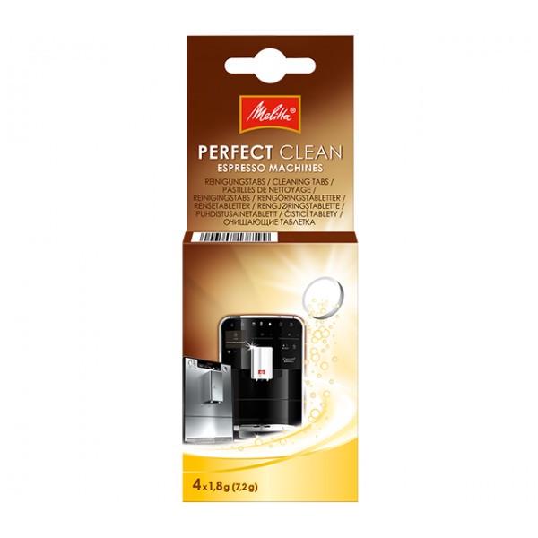 Таблетки для очищення від кавових олій жирів кавомашини Melitta Perfect Clean 4 шт.