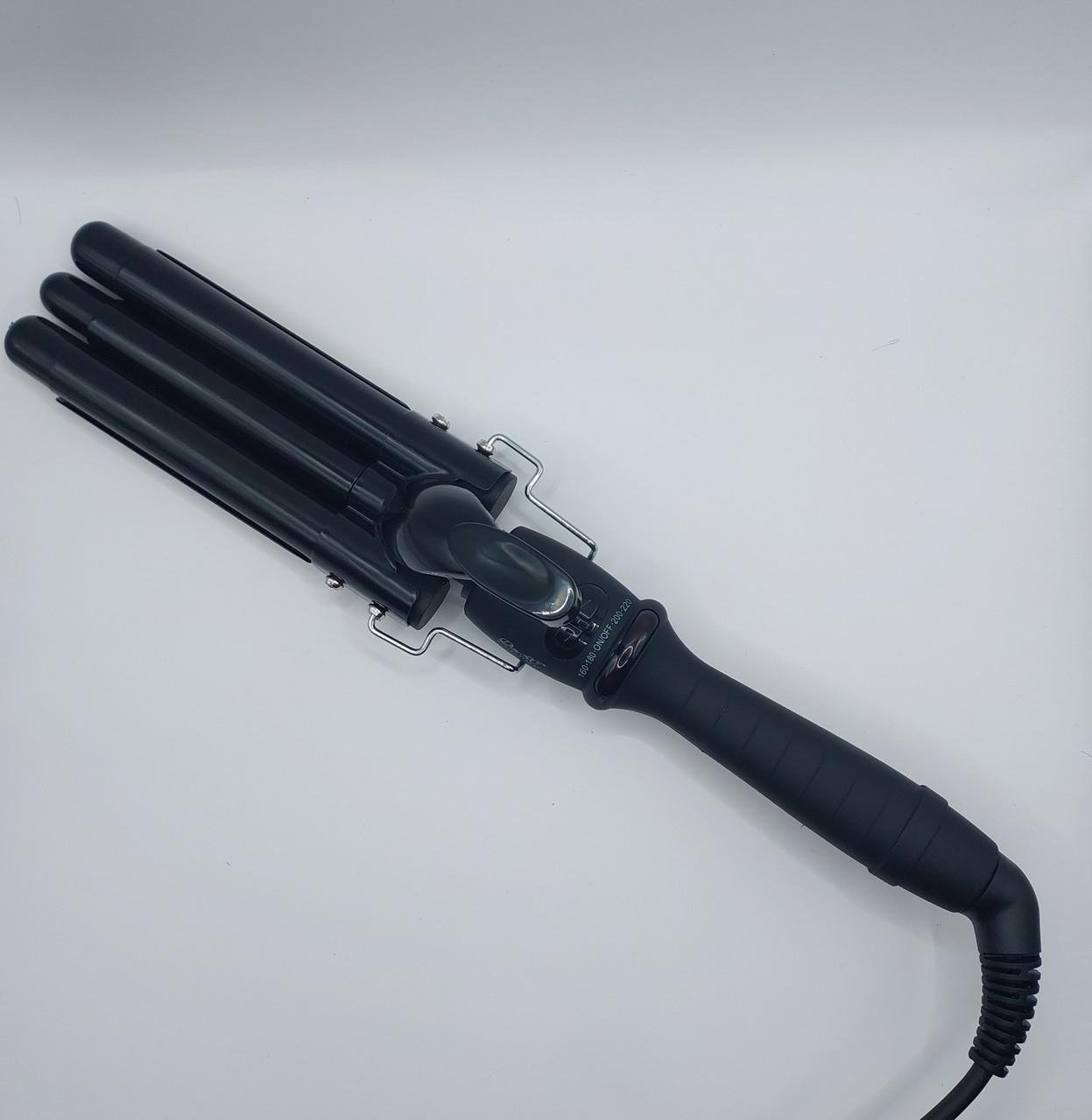 Плойка тристулка ДенІС professional титано-турмаліноваl d 19 мм (2106892599) - фото 8 Плойка тристулка ДенІС professional титано-турмаліноваl d 19 мм (2106892599) - фото 8