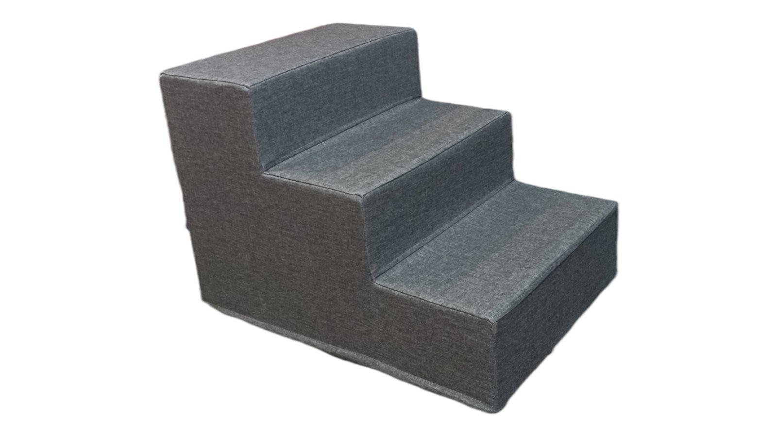 Лесенка для собак 36х35х50 см ткань Рогожка Черный Лесенка для собак 36х35х50 см ткань Рогожка Черный