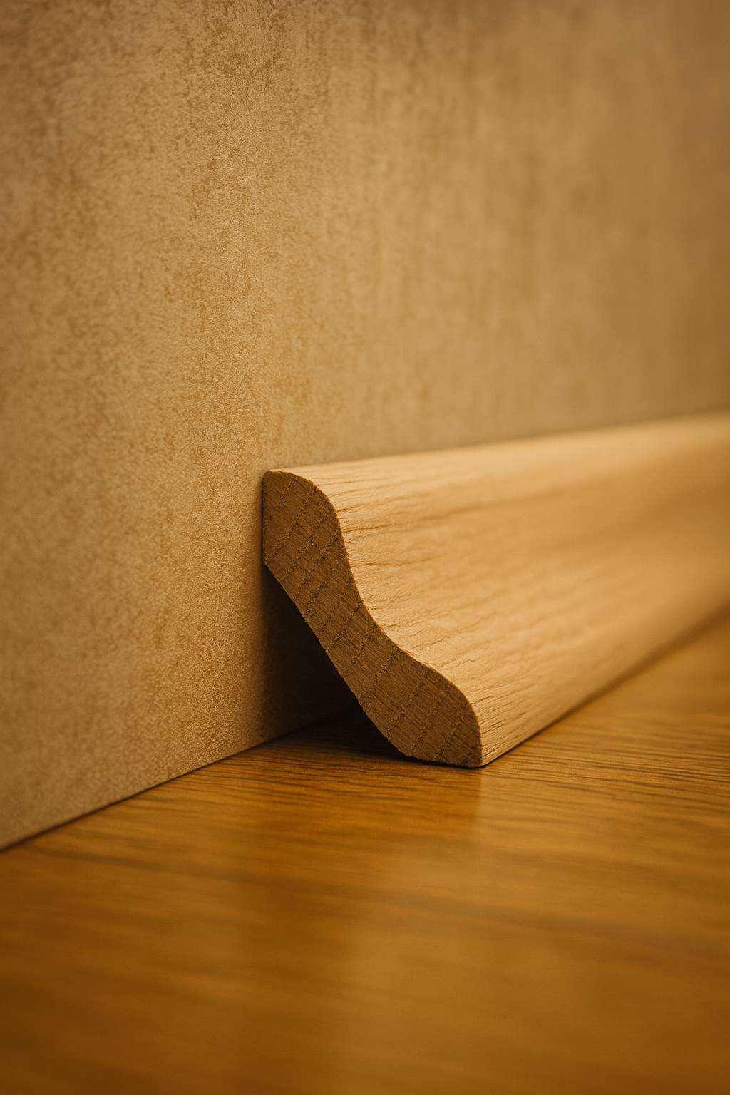 Плінтус дерев'яний Woodprofile Човник-міні дубовий з масиву дерева 24х24 мм (29424420) - фото 3 Плінтус дерев'яний Woodprofile Човник-міні дубовий з масиву дерева 24х24 мм (29424420) - фото 3