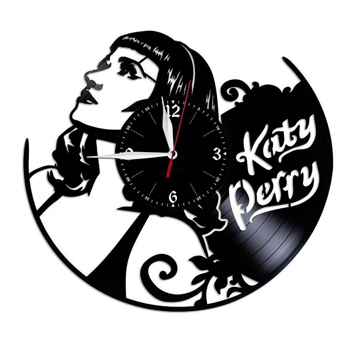 Часы настенные Katy Perry 2101 из виниловой пластинки
