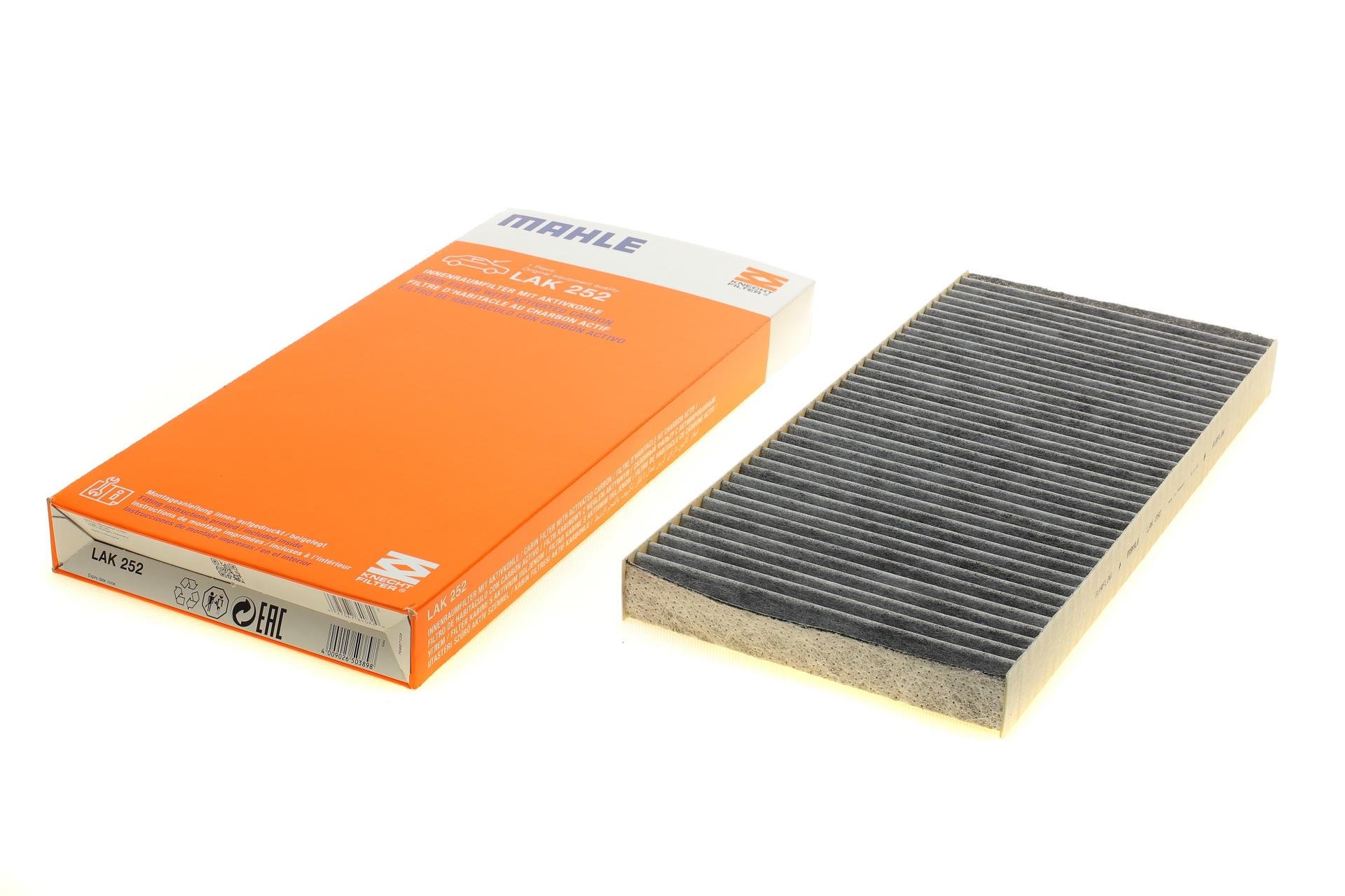 Фильтр салона KNECHT для MB A-class W169/B-class W245 угольный (LAK 252)