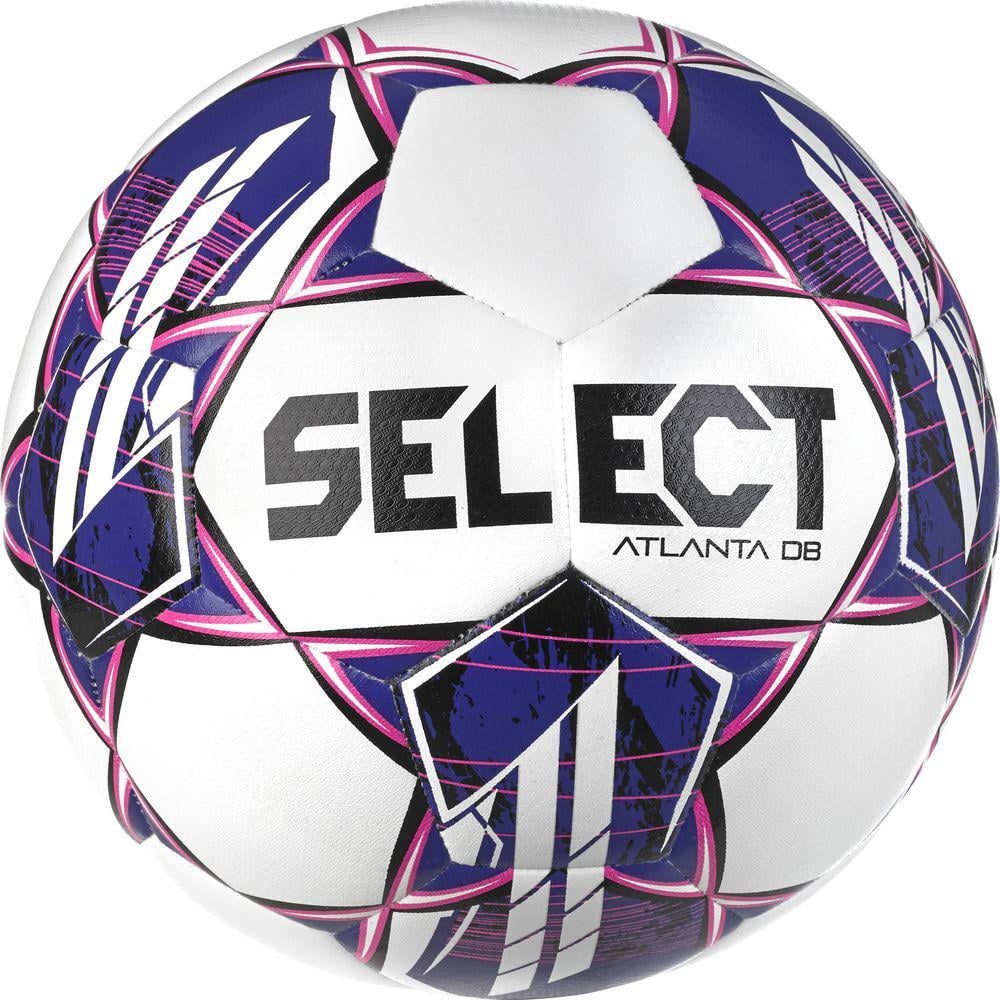 Футбольний м'яч Select Atlanta DB FIFA Basic v23 057496-073 на 4 Біло-фіолетовий