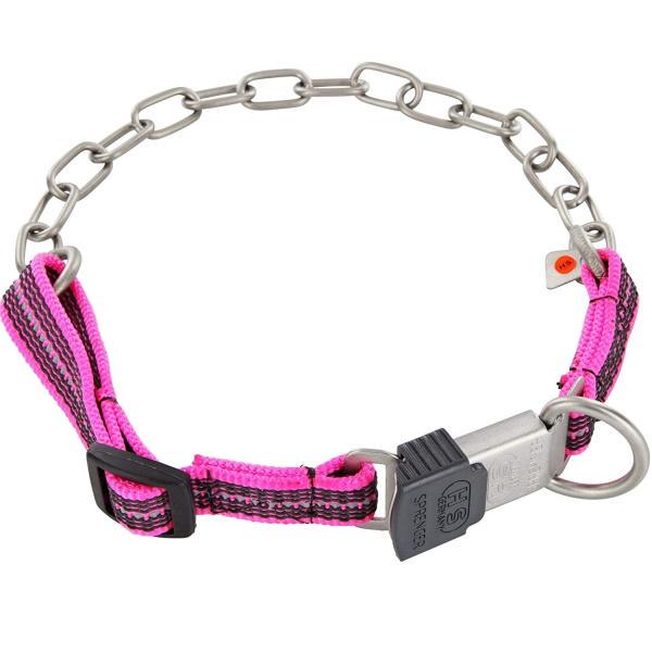 Ошейник для собак Sprenger Adjustable Collar with Assembly Chain с нейлоном 3 мм 50-55 см Ошейник для собак Sprenger Adjustable Collar with Assembly Chain с нейлоном 3 мм 50-55 см
