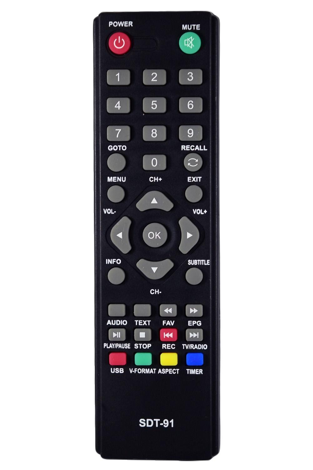 Пульт для DVB-T2 тюнера SUPRA SDT-91 (2062)