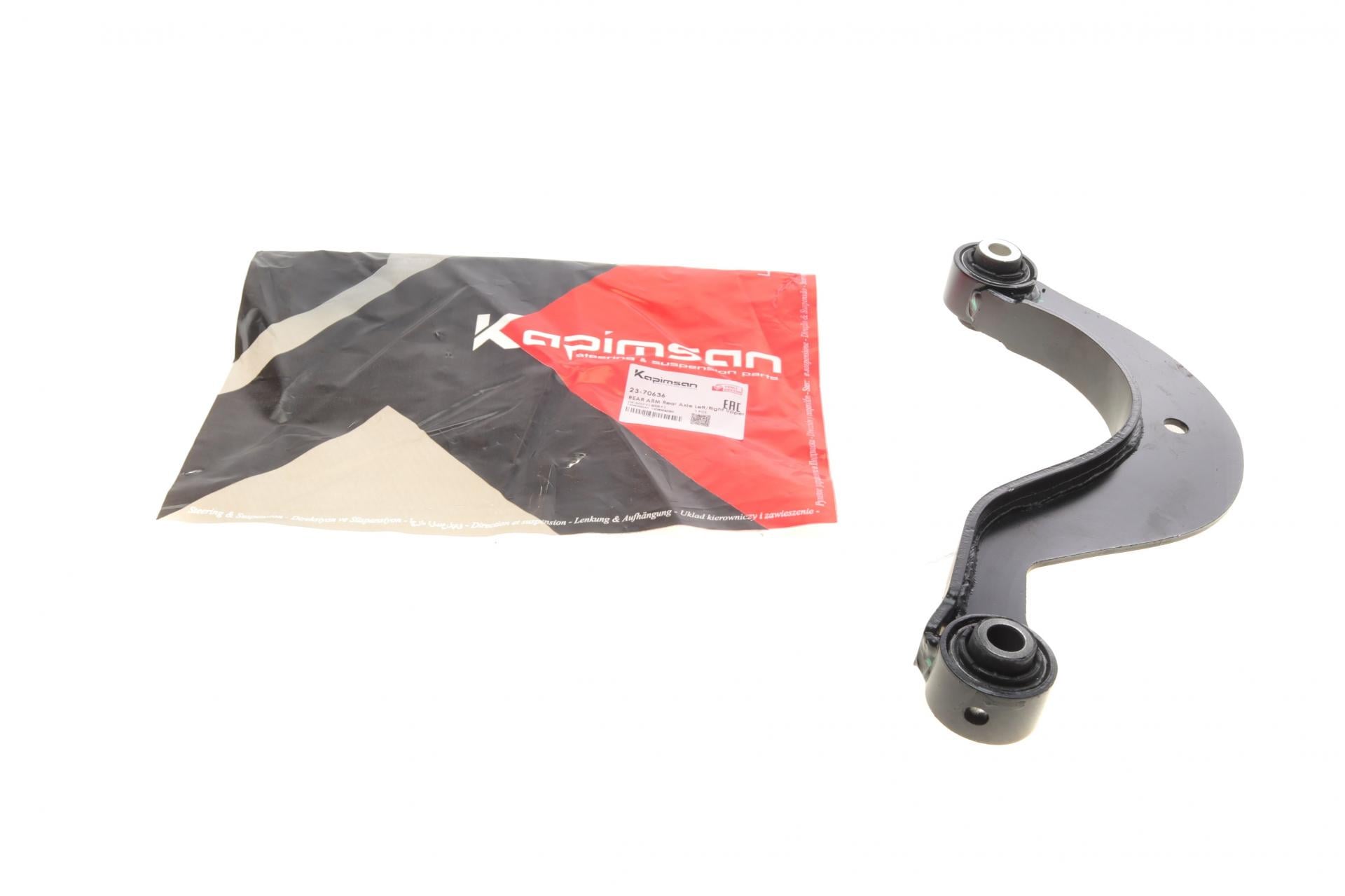Рычаг подвески KAPIMSAN задний/сверху Audi A3/Seat/Skoda Octavia/SuperB/VW Golf/Passat/Touran/Tiguan 03- (23-70636) Рычаг подвески KAPIMSAN задний/сверху Audi A3/Seat/Skoda Octavia/SuperB/VW Golf/Passat/Touran/Tiguan 03- (23-70636)
