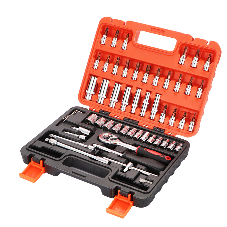 Набор торцевых головок и бит HLSD53 с трещоткой 1/4 53 пр. (801451)