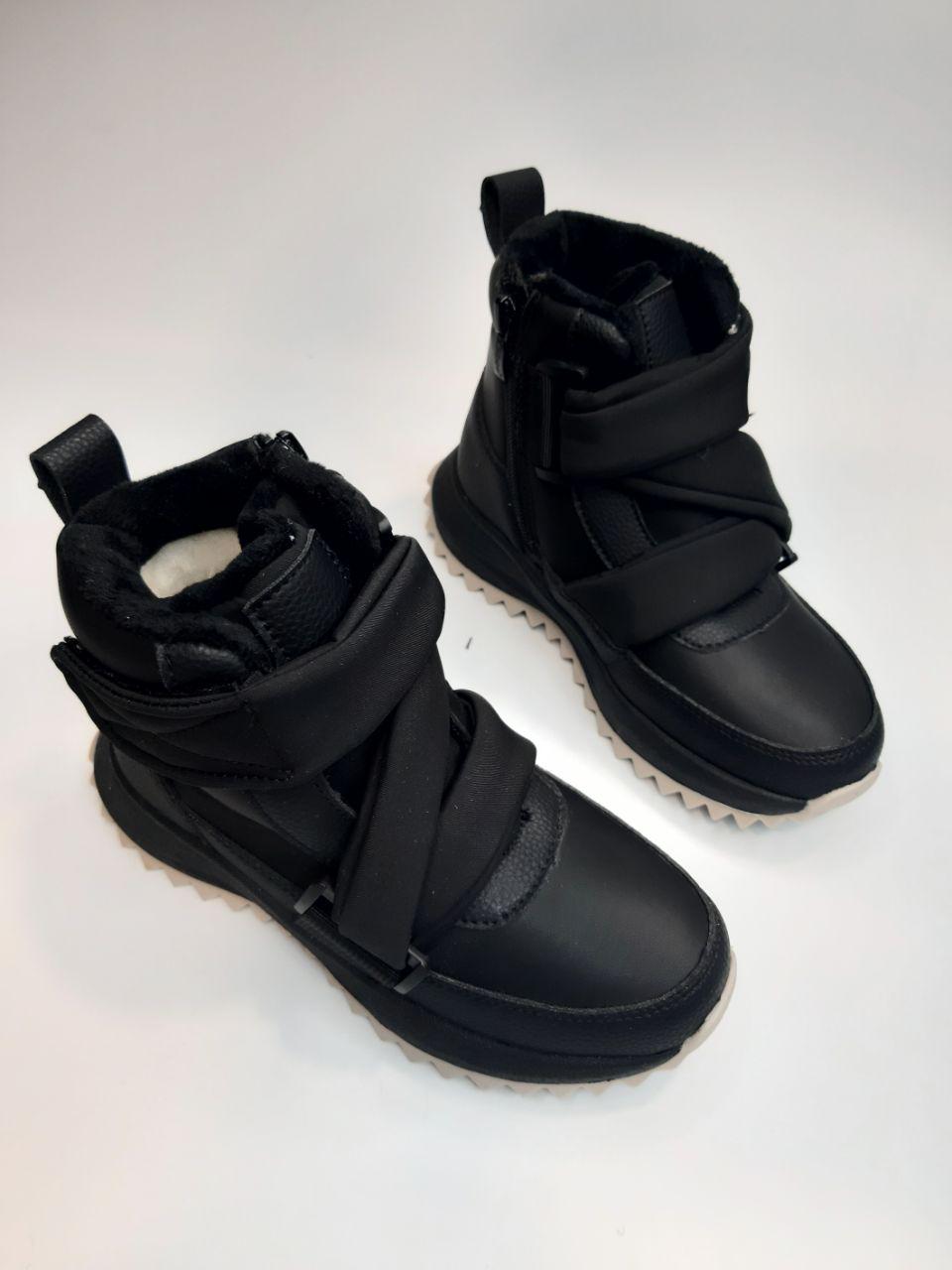 Черевики зимові Clibee для дівчинки р. 33 21 см Чорний (613-1 black) - фото 2 Черевики зимові Clibee для дівчинки р. 33 21 см Чорний (613-1 black) - фото 2