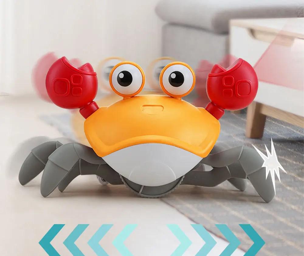 Игрушка для малышей MiC HN1663-5 Краб заводная Желтый (31369936)