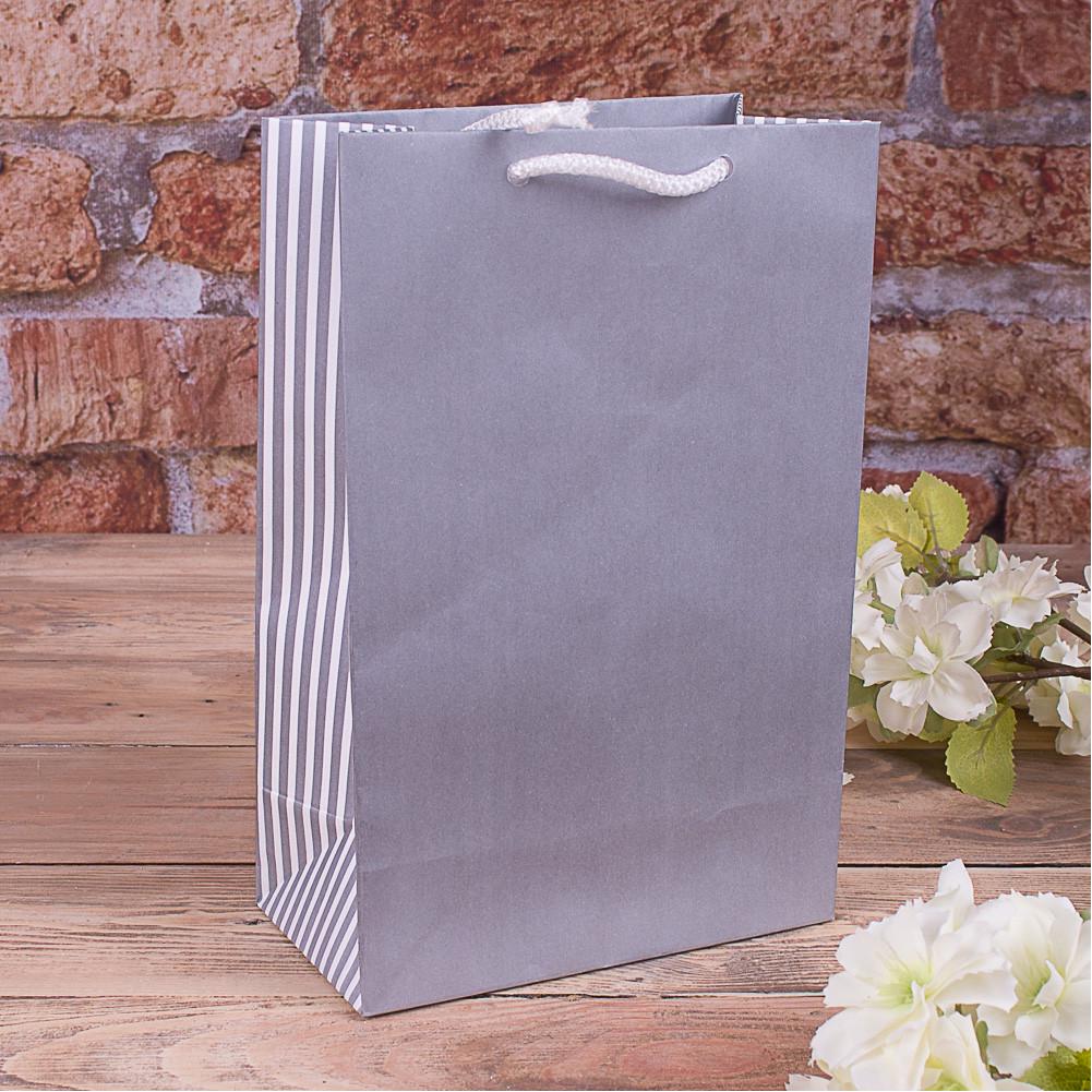 Пакет TMK 23x15x8 см Серый (1446-TMK-112)