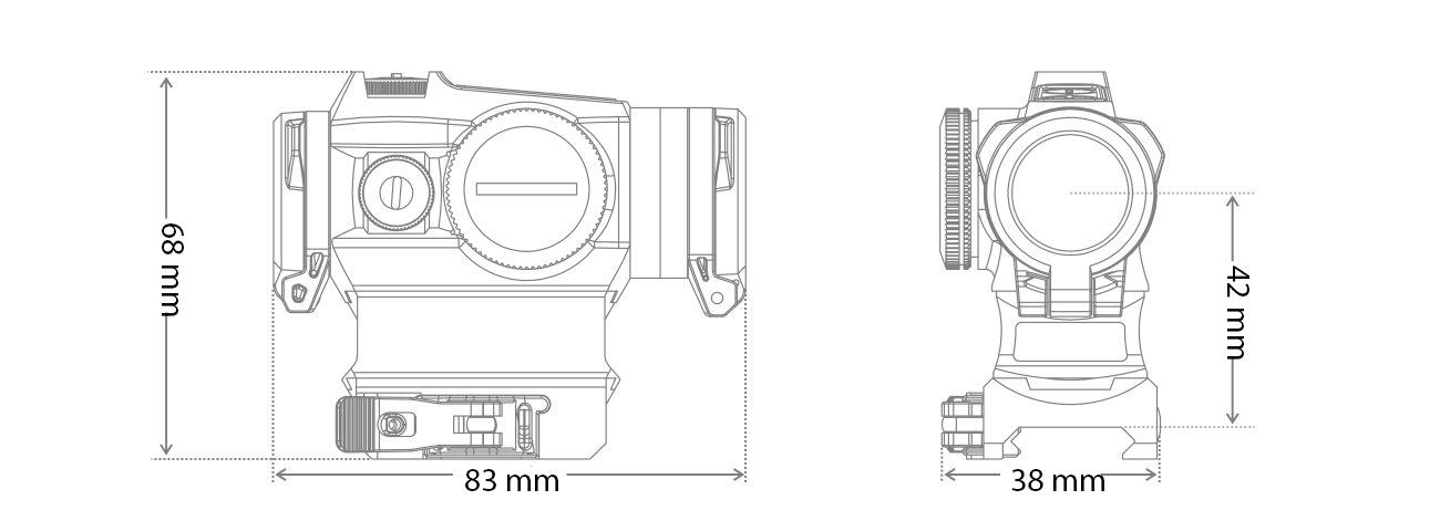 Прицел коллиматорный Holosun HS515GM Micro (9088895) - фото 6