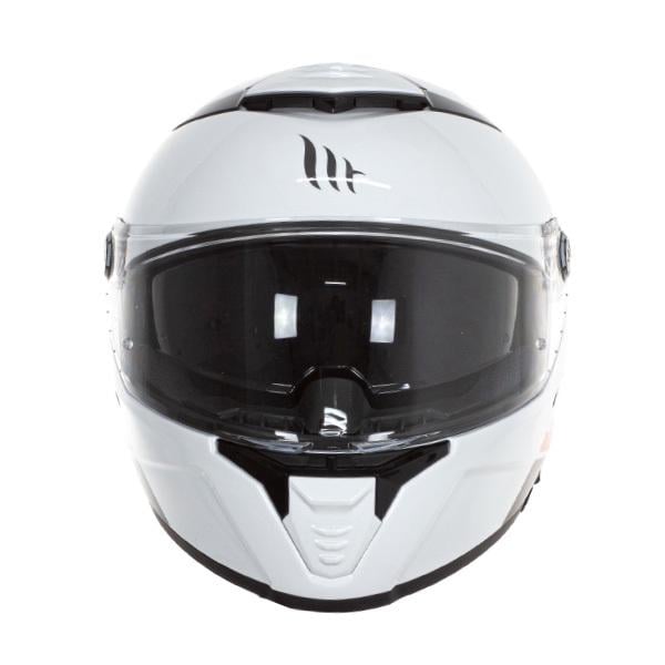 Мотошлем MT HELMETS Thunder 4 SV Solid 2XL Gloss White (46899) - фото 8