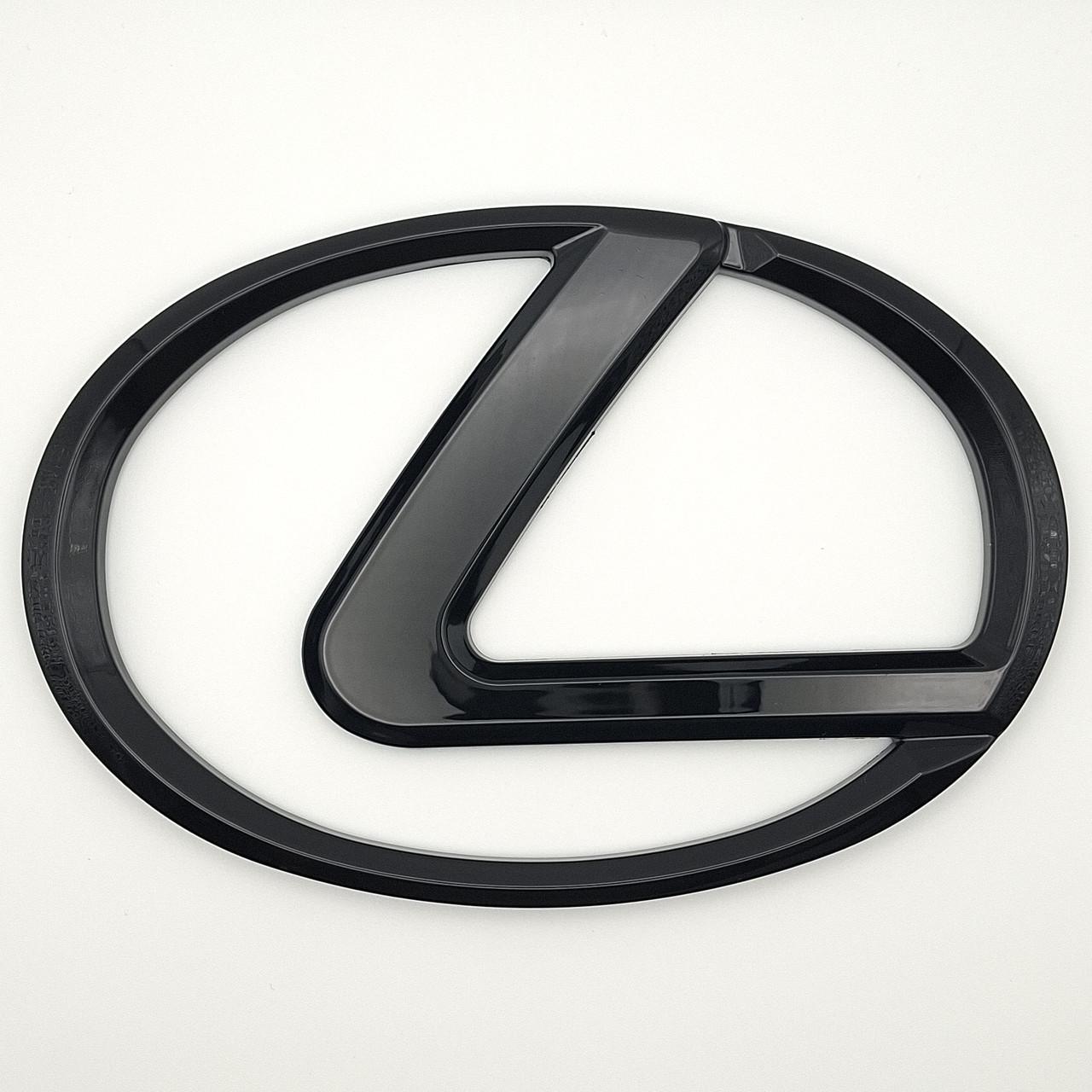 Эмблема Lexus ABS 160х110 мм Черный глянцевый (2642433320)
