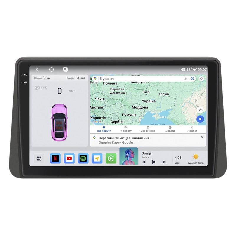 Автомагнитола штатная Lesko для Fiat Tipo 356 2015-2020 4/64 QLED CarPlay 4G Wi-Fi GPS Prime 9" (24366399)