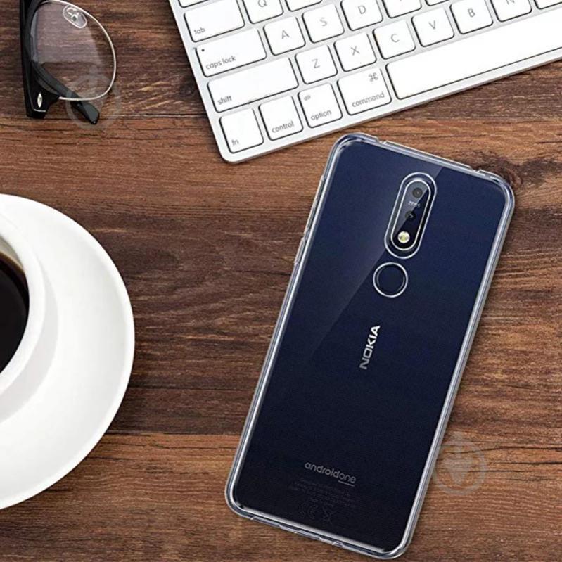 Чохол TPU Clean для Nokia 7.1 Plus Transparent (CC-41023) - фото 4 Чохол TPU Clean для Nokia 7.1 Plus Transparent (CC-41023) - фото 4