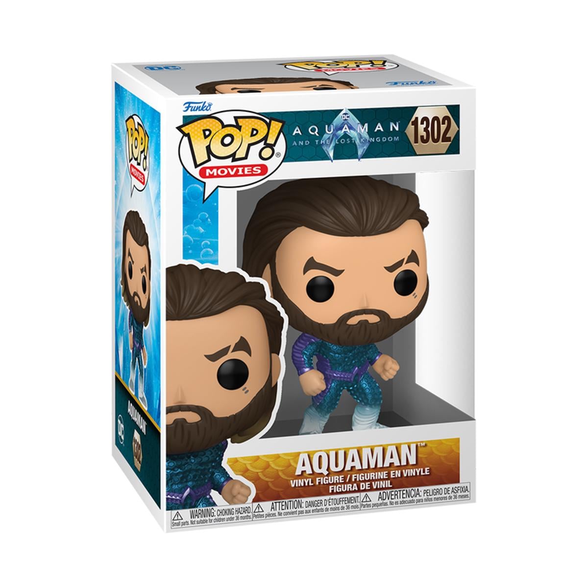 Детская игровая фигурка Funko POP Aquaman-Аквамен коллекционная супергеройская виниловая (67566)
