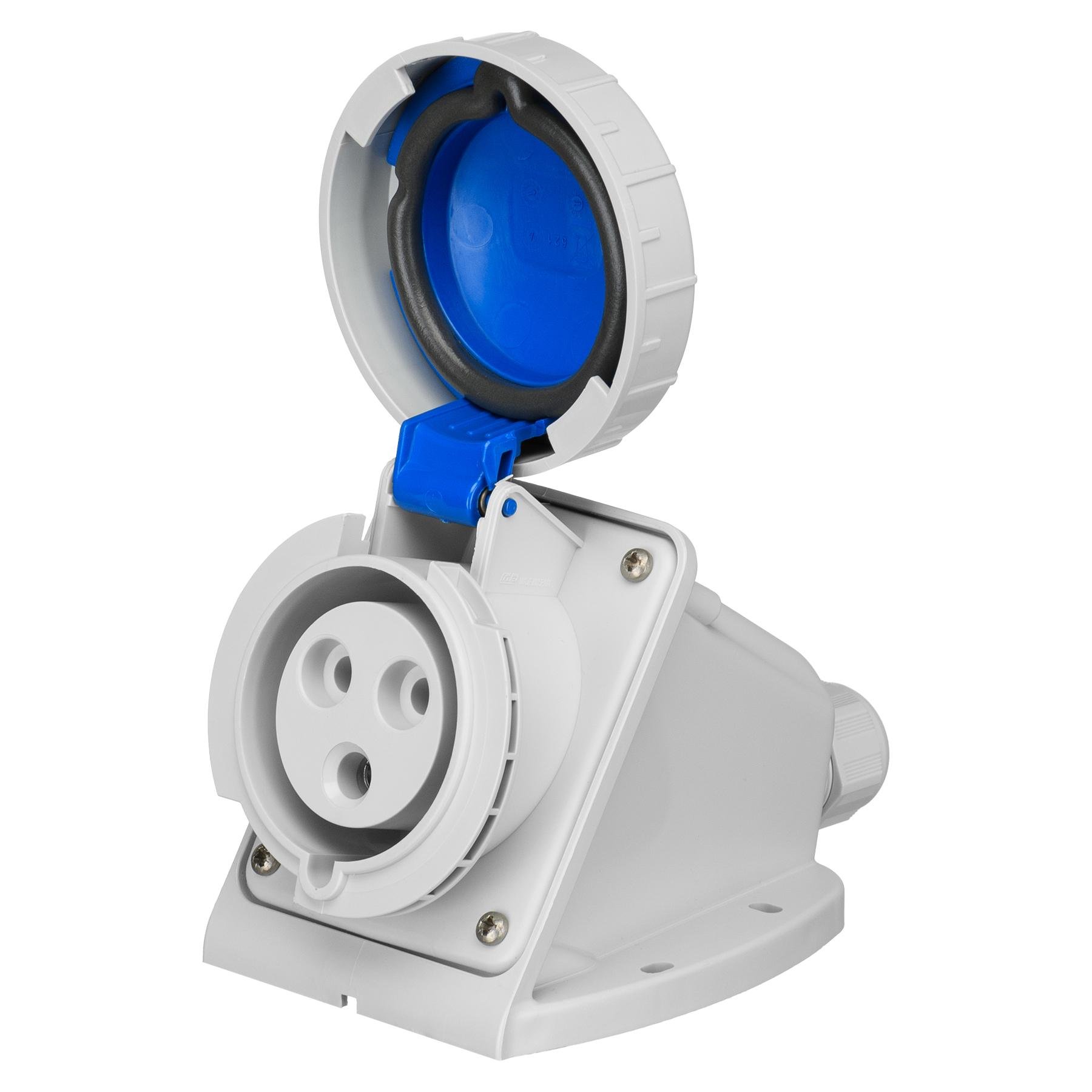 Розетка настінна IDE 32А 220V 2P+E IP67 (2824)