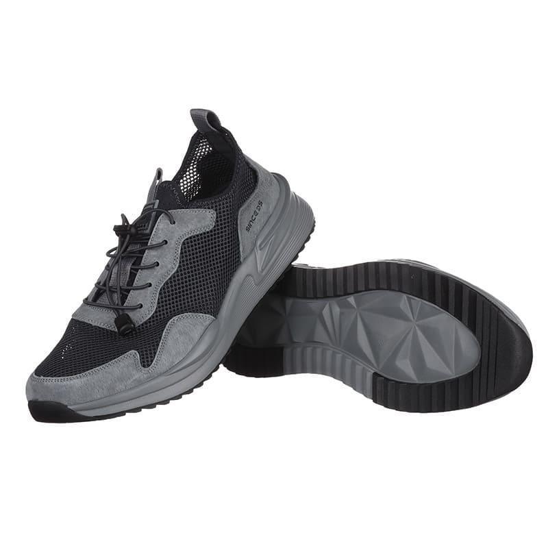 Кросівки чоловічі BaaS M7626-10C текстильні р. 45 Сірий (20276) - фото 4 Кросівки чоловічі BaaS M7626-10C текстильні р. 45 Сірий (20276) - фото 4