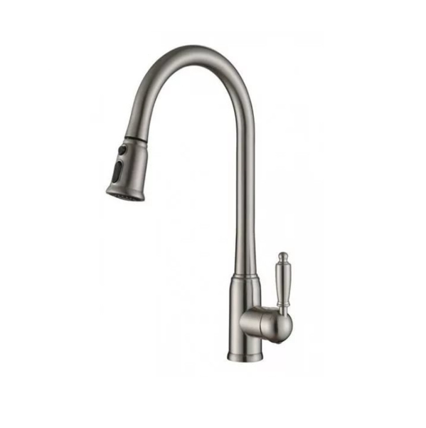 Смеситель для кухни Vito 1501-034CH с выдвижным изливом (31234)
