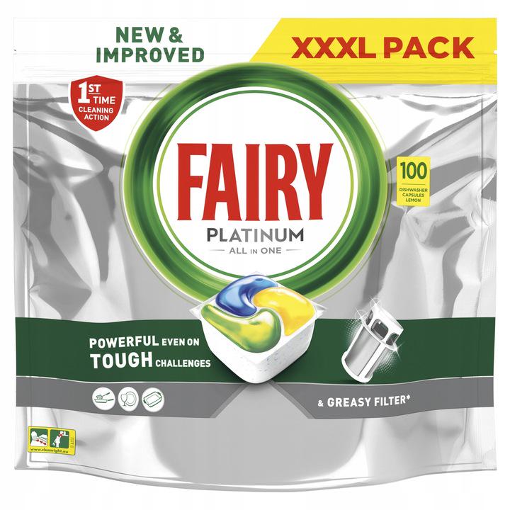 Капсулы для посудомоечной машины Fairy Platinum Lemon 100 шт.