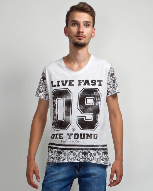 Футболка Madmext 0910 L Белый (40218)