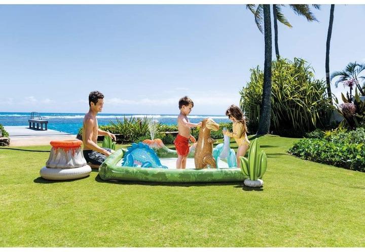 Игровой центр Intex парк динозавров 201x201x36 см (56132) - фото 5 Игровой центр Intex парк динозавров 201x201x36 см (56132) - фото 5