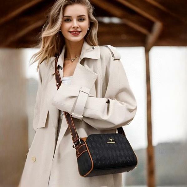 Сумка женская 23х15х10 см Черный (D00422-1) - фото 6 Сумка женская 23х15х10 см Черный (D00422-1) - фото 6