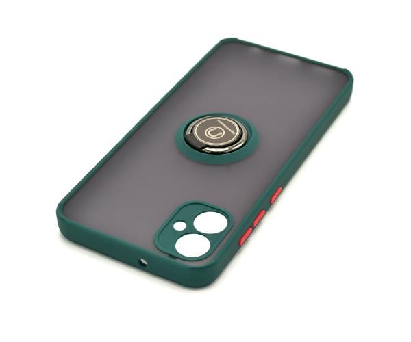 Чехол - накладка TPU Color Matte Ring для Samsung Galaxy A05 Зеленый