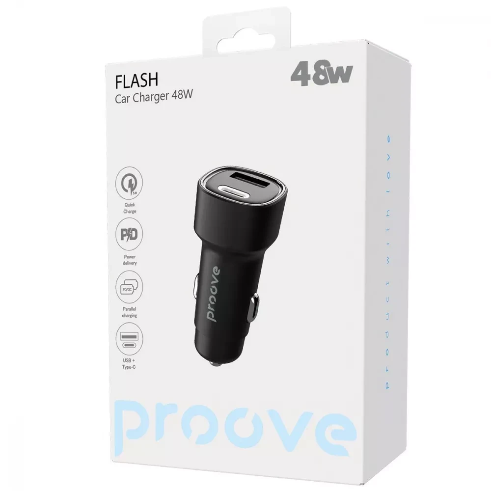 Устройство зарядное АЗП Proove Flash 48W Type-C USB - фото 2