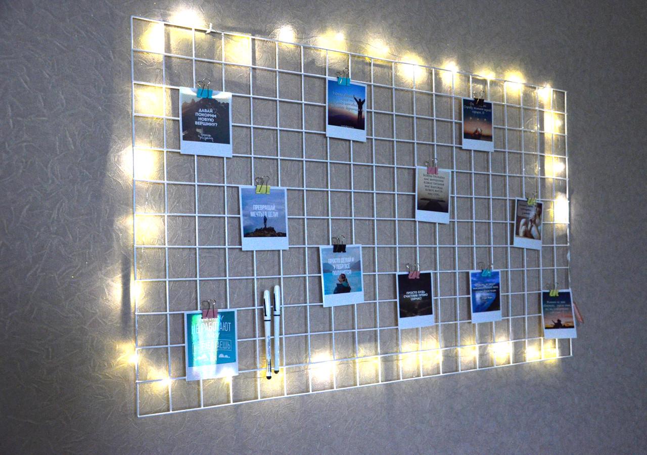 Мудборд – 100х70 см  гірлянда крапля роси