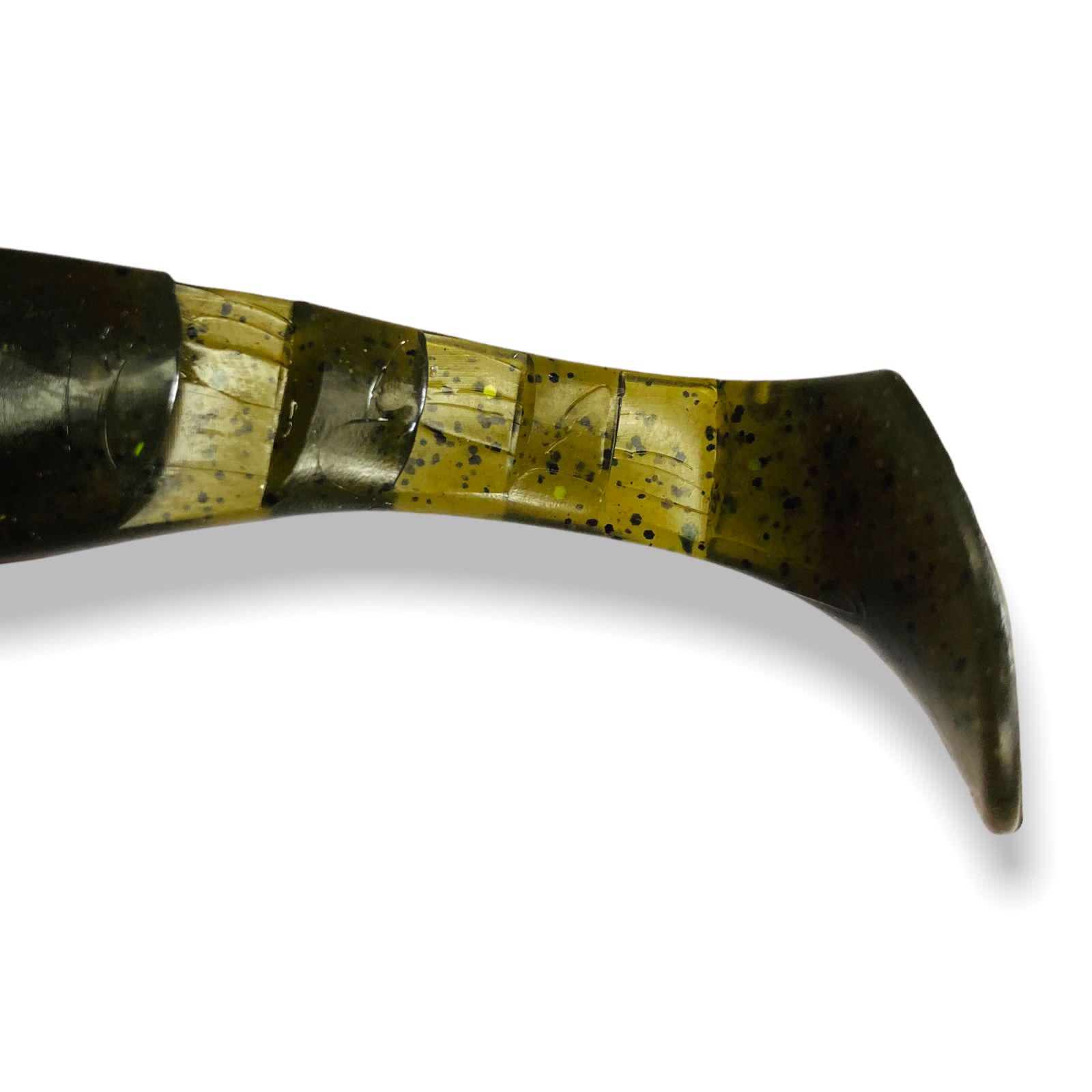 Приманки Big Baits Hoof речная серия 4,2" 4 шт. # 106 Green Pumpkin (2425106) - фото 3 Приманки Big Baits Hoof речная серия 4,2" 4 шт. # 106 Green Pumpkin (2425106) - фото 3