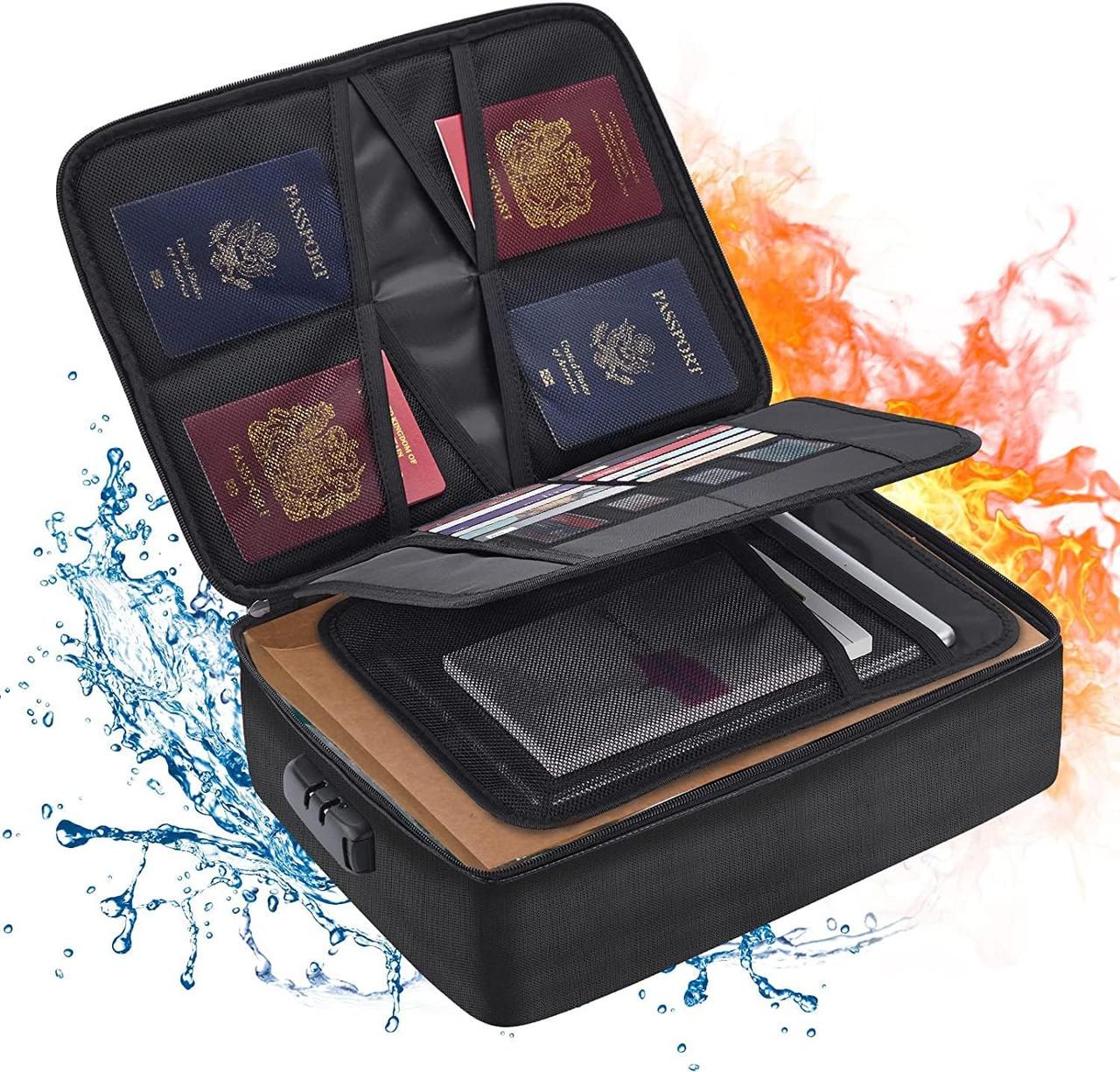 Сумка вогнестійка для документів Ruboka з кодовим закриттям