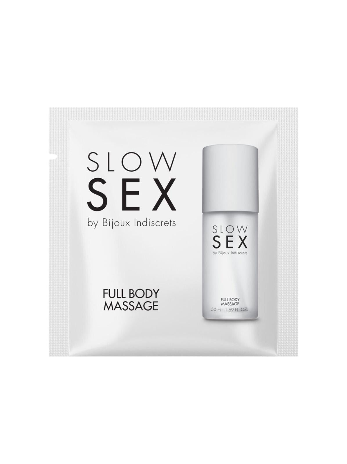 Пробник гель для массажа всего тела Slow Sex Bijoux Indiscrets 2 мл