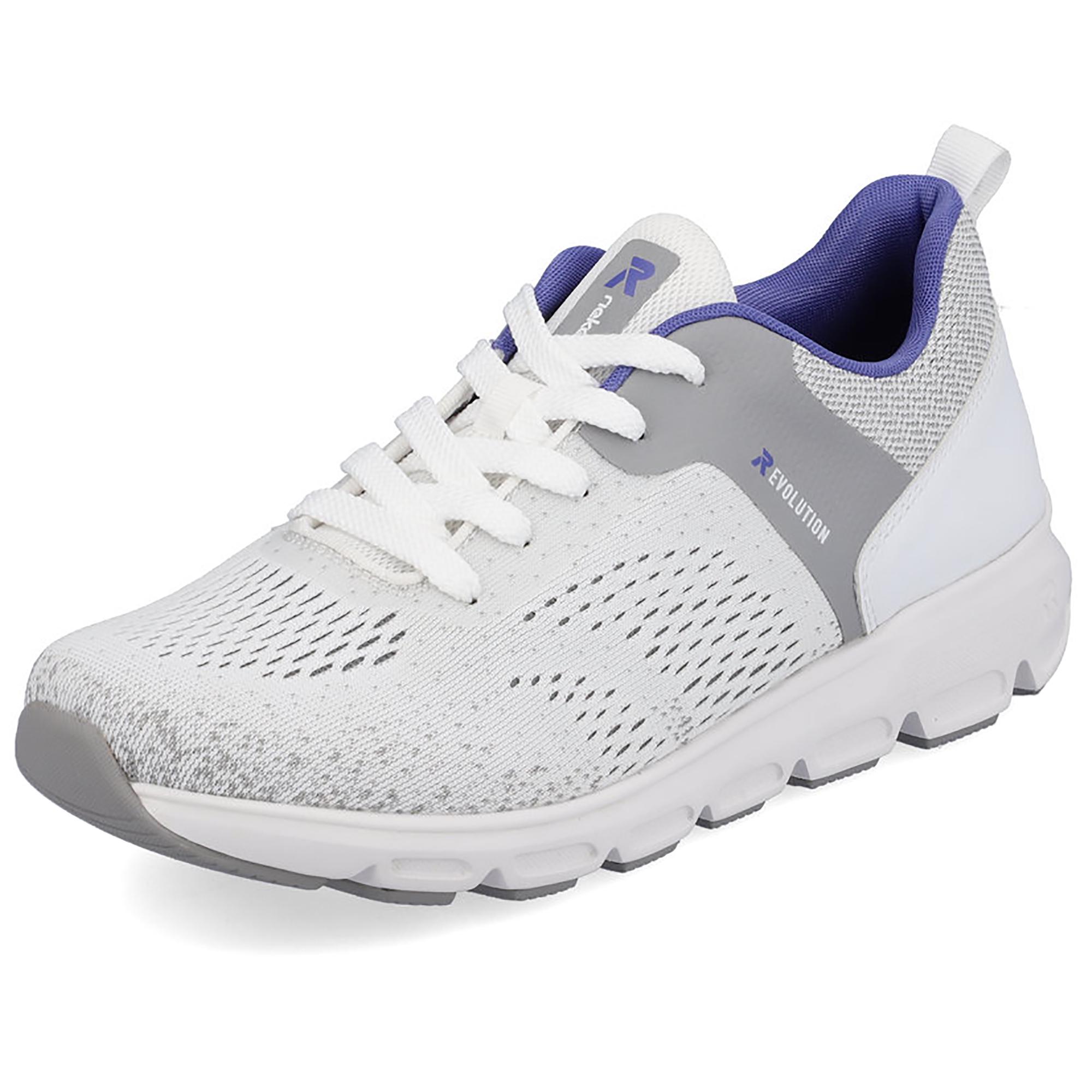 Кроссовки женские весенние Rieker р. 40 Белый/Серый (089320-40) - фото 3