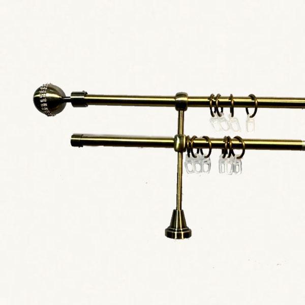 Карниз трубчастий дворядний Orvit Авея 16/16 мм 200 см Антик (000-5773) - фото 2