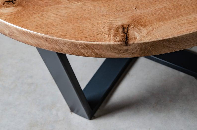 Стол журнальный река Атланта дизайнерский круглый из прозрачной эпоксидная смолы и массива ореха 600х480 мм - фото 9 Стол журнальный река Атланта дизайнерский круглый из прозрачной эпоксидная смолы и массива ореха 600х480 мм - фото 9