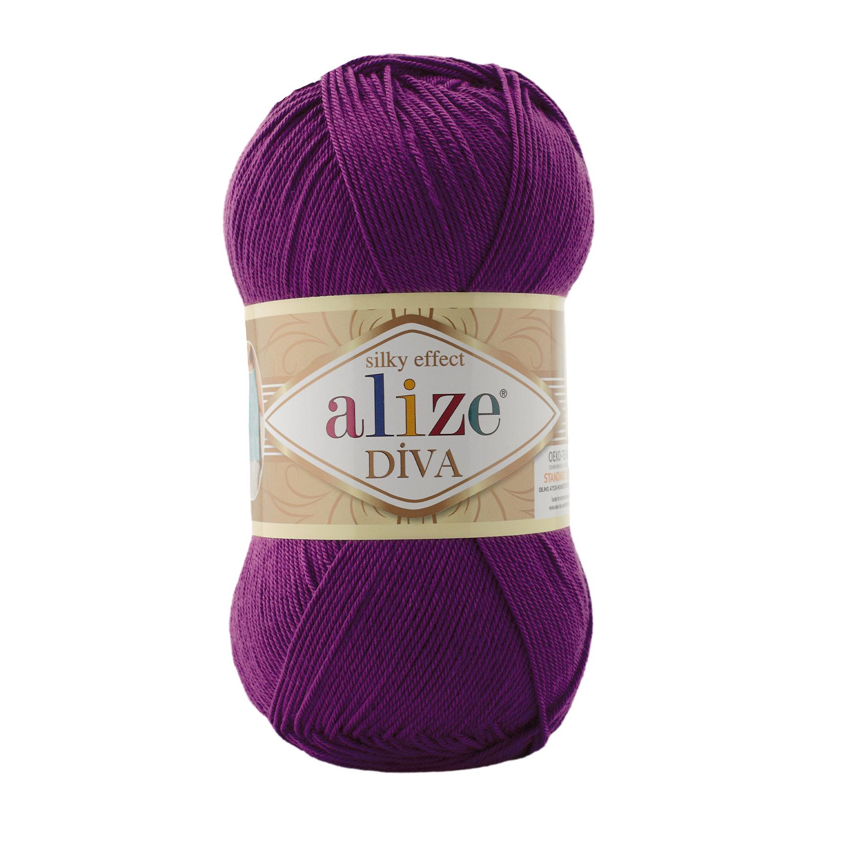 Пряжа Alize Diva 297 слива (7494)