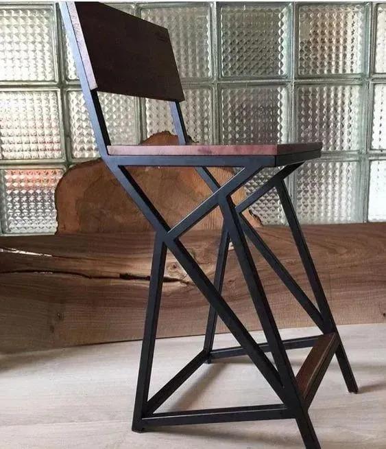 Барний стілець EcoLoft Лофт IN-2533 Коричневий (26325663)