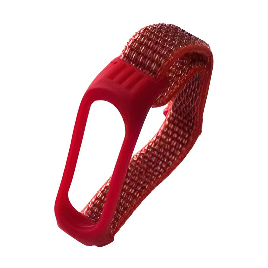 Ремешок для фитнес браслета Xiaomi Mi Band 3 4 Nylon Silicone Orange